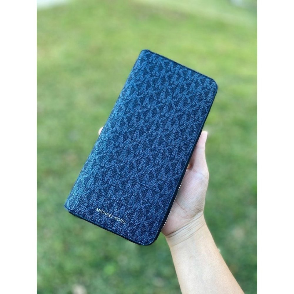 Michael Kors Cooper Logo Zip Around Wallet